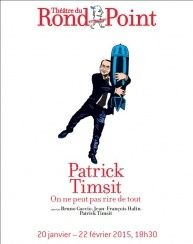"On ne peut pas rire de tout" : oui et non répond un virevoltant Patrick Timsit