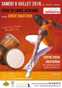 09/07/16 - Stage de danse africaine avec Amédé Nwatchok - Marseille