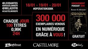 Le retour des 300 ebooks à 0,99