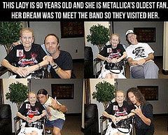***Javier Fernandez**** y la abuela que estuvo con Metallica