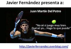Juan Martín del Potro en el Masters de Londres contra Janko Tipsarevic. Por Javier Fernandez