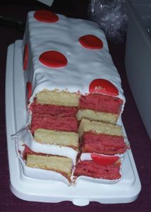 Recette damier citron framboise