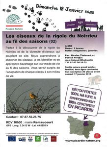 Des amoureux de la nature se sont donnés rendez-vous ce dimanche matin.