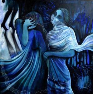 Elmira Shokr Pour, artiste peintre iranienne