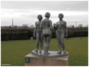 Maillol au Jardin des Tuileries à Paris