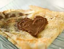 Le Bonheur a le goût d'une crêpe au chocolat...