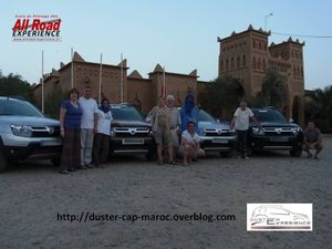LE DUSTER CAP MAROC 2013 à ERFOUD