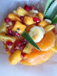 Pour lutter contre les virus de l'hiver, rien ne vaut une salade de fruits frais !!