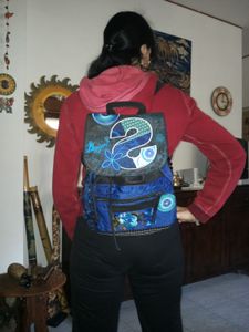 Zaino Desigual nero e blu