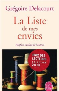 chronique de La liste de mes envies de Grégoire Delacourt