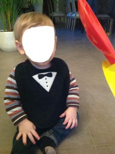 Bavoir de soirée