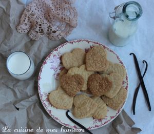 Biscuits dentelle: Sablés à la vanille