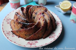 Bundt cake: Un gâteau citron fruits rouges