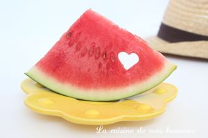 Boisson fraiche d'été : pastèque, melon et menthe