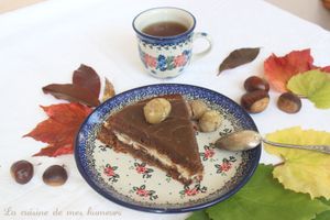 Gâteau à la châtaigne et brousse de brebis: un dessert de hobbit !
