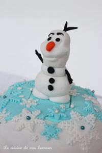 Gâteau de la reine des neiges : cake design facile