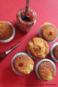 Cupcakes fourrés fruits rouges