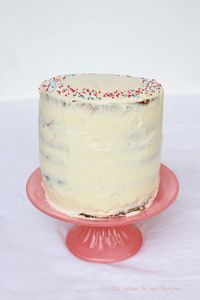 Un gâteau arc-en-ciel : rainbow cake !