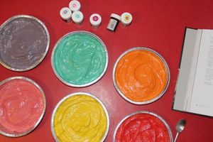 Un gâteau arc-en-ciel : rainbow cake !