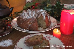 En attendant Noël: bundt cake, un gâteau très doux aux pommes, à la cannelle et à l'anis vert