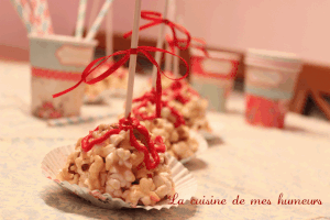 Friandises: Boules de pop-corn au marshmallow