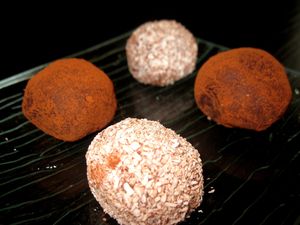 Truffes surprises choco fraises