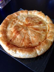 galette des rois aux pommes (compote au thermomix)