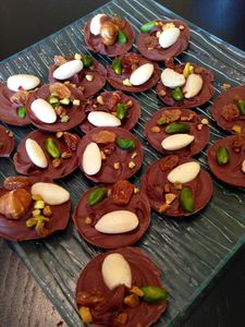 Mendiant ou petits chocolats au thermomix