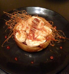 Dessert Pomme Banane aux 2 caramels