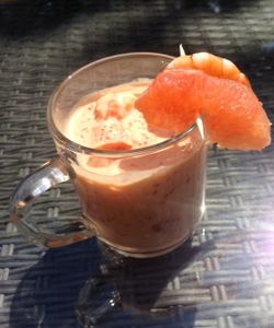 Verrines crevette pamplemousse au thermomix