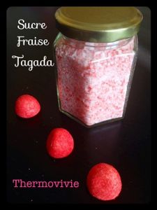 Sucre de fraise tagada au thermomix