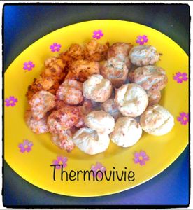Gougères party! Emmental jambon chorizo roquefort vache qui rit...