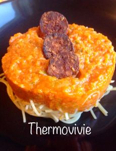 Sauce piquante au thermomix, idéale pour relever des pâtes.