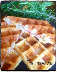 Gaufres salées au thermomix à adapter en fonction de ses envies ou des restes du frigo
