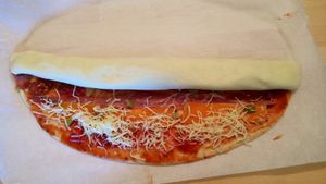Roulés de pizza.. Un apéro original et sympa
