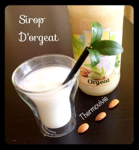 Sirop d'orgeat au thermomix