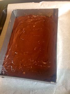 Brownie comme à New York et glace vanille au mascarpone