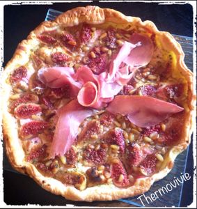 Tarte salée aux figues