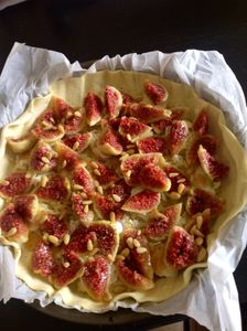 Tarte salée aux figues