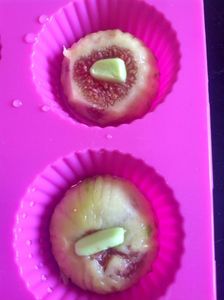 Mini tatin de figue et carambar de pomme acide