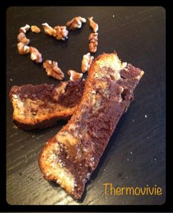 Brownie marbré aux deux chocolats recette au thermomix