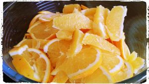 Confiture oranges vanille amandes