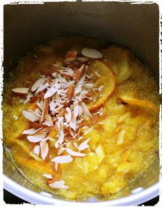 Confiture oranges vanille amandes
