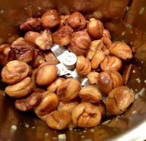 Velouté de châtaignes et cacao