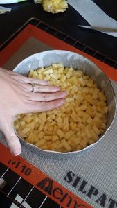 Gâteau à la polenta et Ananas noix de coco, recette de la Masterclass de Christophe Michalak