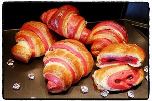 Croissants et Pains au chocolat Bi-colores