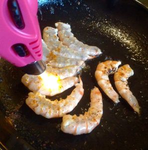 Spaghetti et crevettes au citron, recette d'Hélène Darroze