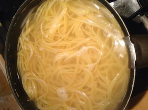 Spaghetti et crevettes au citron, recette d'Hélène Darroze