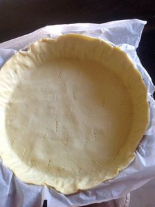 Tarte salée au crottin de chèvre