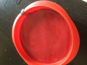 Bavarois framboise coco, recette au thermomix